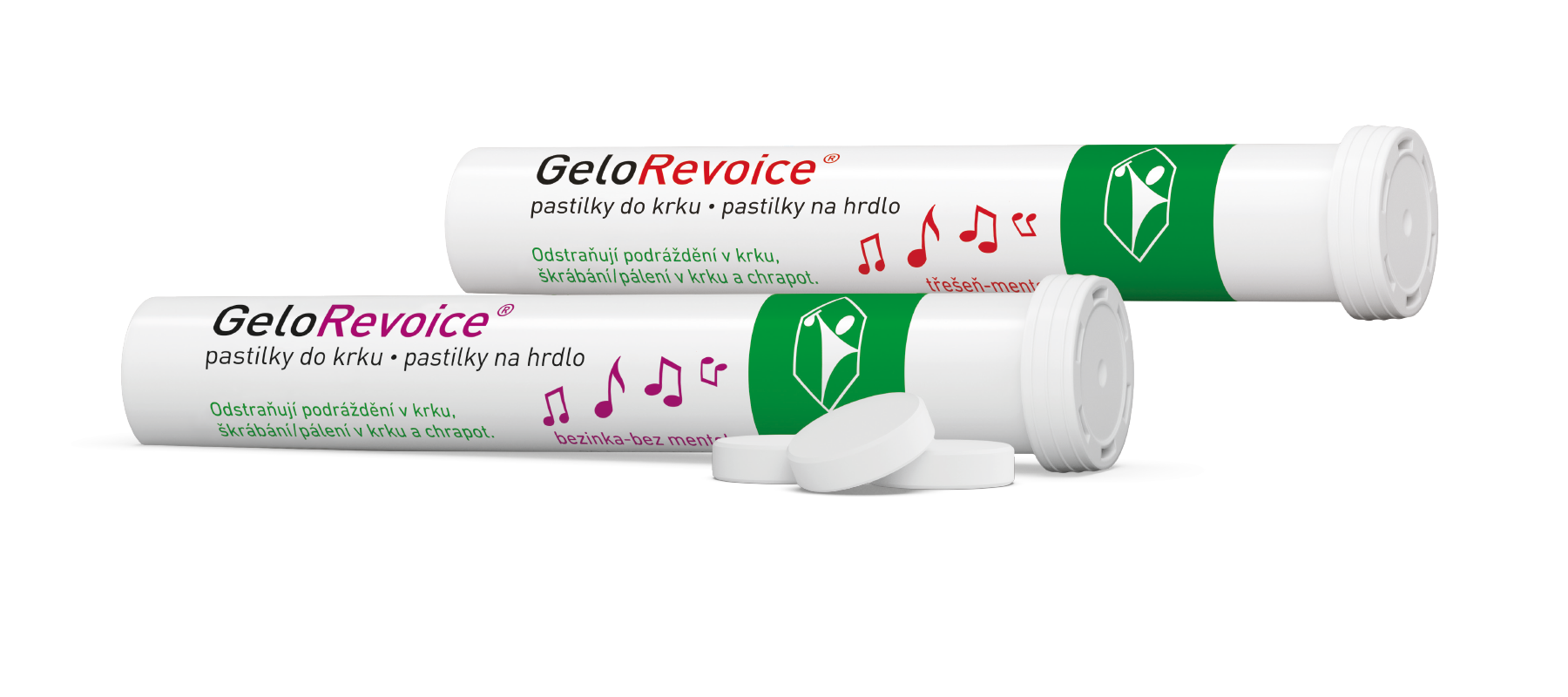 Pastilky do krku GeloRevoice